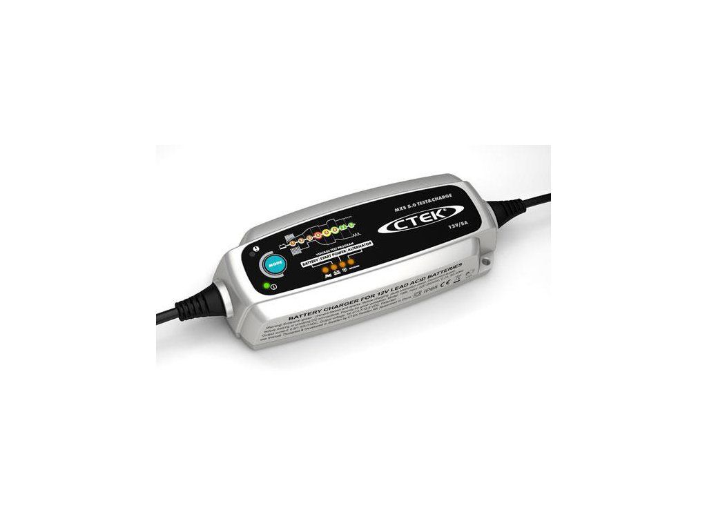 Nabíjačka autobatérií CTEK mxs 5 0 test a charge 12v 5a